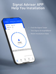 Cell Phone Signal Booster | Up to 4,500 sq ft | Boosts 4G LTE 5G on Band 2, 5 and 13 | Compatible for Verizon, AT&T, T-Mobile & More | Cellular Booster with High Gain Antenna