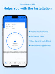 Cell Phone Signal Booster for Home on Band 4/5/12/17 for Verizon, AT&T, T-Mobile & More | Boosts 5G 4G LTE Signal | Large Coverage Antenna Up to 4,500 sq ft