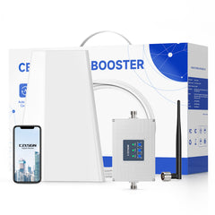 Cell Phone Signal Booster | Up to 4,500 sq ft | Boosts 4G LTE 5G on Band 2, 5 and 13 | Compatible for Verizon, AT&T, T-Mobile & More | Cellular Booster with High Gain Antenna