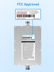 Cell Phone Signal Booster for Home on Band 4/5/12/17 for Verizon, AT&T, T-Mobile & More | Boosts 5G 4G LTE Signal | Large Coverage Antenna Up to 4,500 sq ft